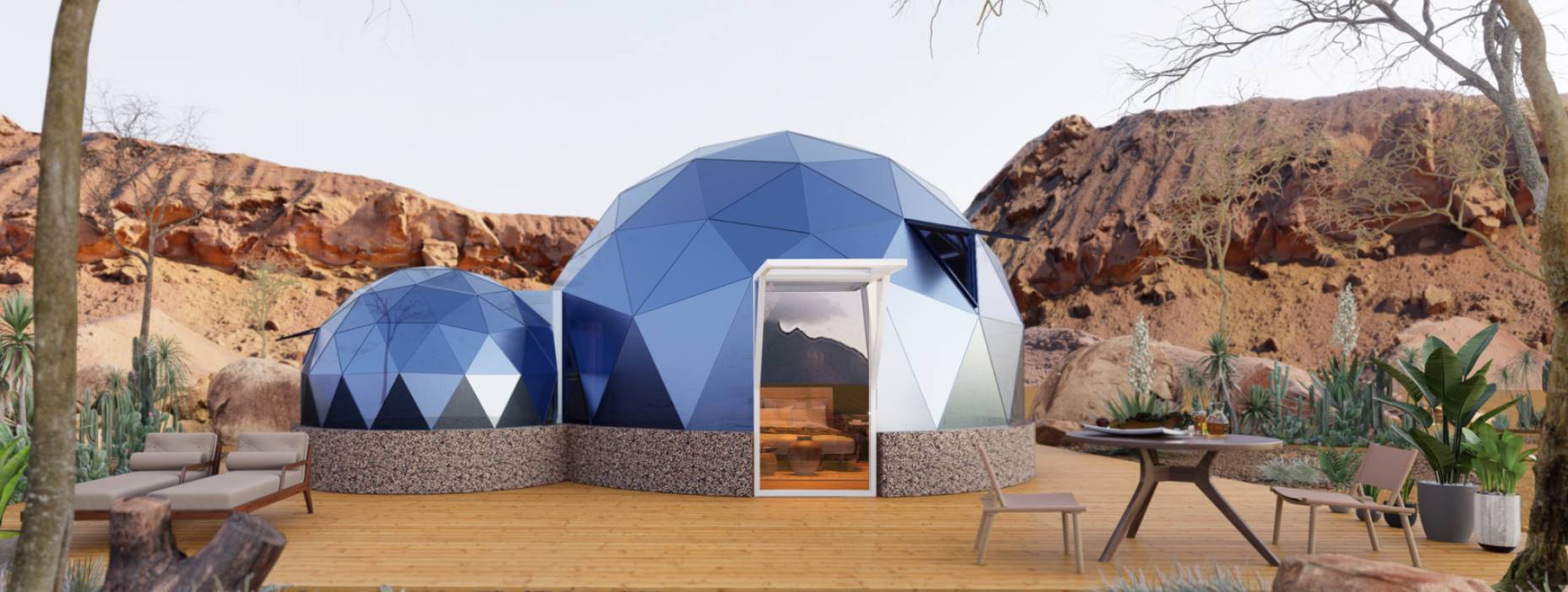 钦南区球形智能光伏玻璃星空房